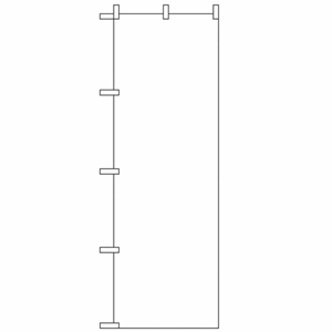 白色無地のぼりサムネイル画像